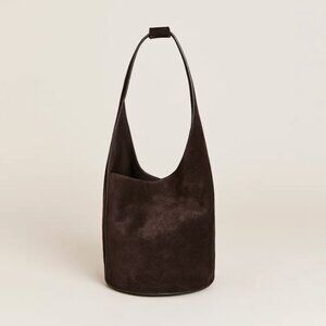 LIKE NEW REFORMATION Small Silvana Bucket Bag, Boss Suede